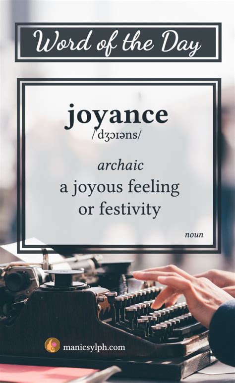 word   day joyance manic sylph writes poetry thoughts