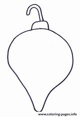 Coloring Christmas Bulb Light Pages Bulbs Printable Info sketch template
