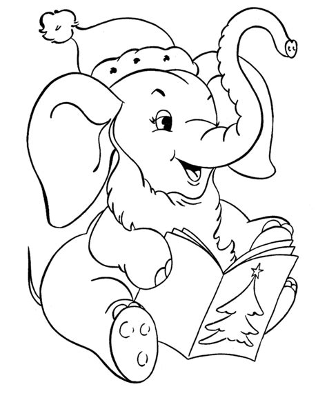 cute christmas animal coloring pages coloring home