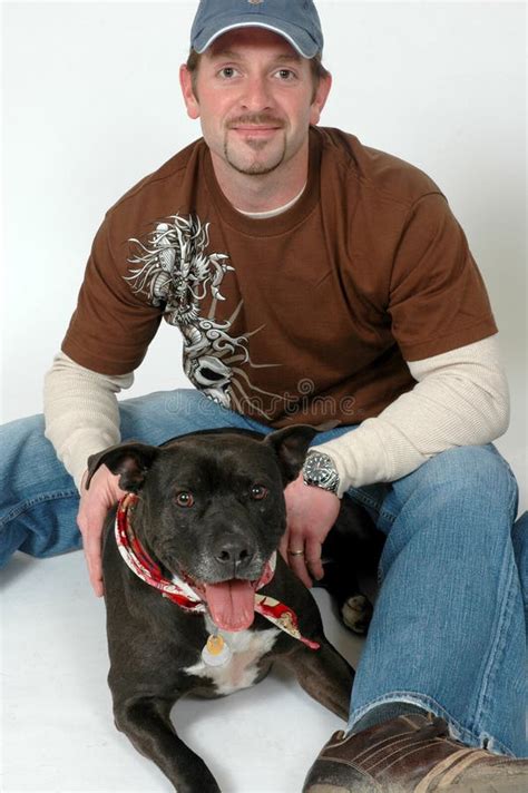 men  dogs stock image image  breeder adopt pets