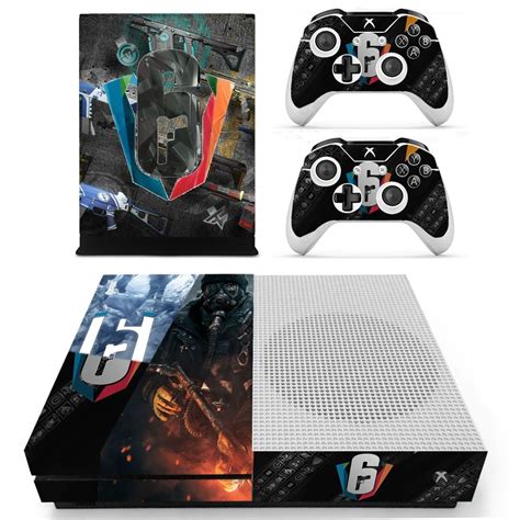rainbow six siege decal skin sticker for xbox one s console and controllers