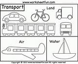 Transportation Worksheet Worksheets Means Air Land Coloring Kindergarten Preschool Water Printable Worksheetfun Pages Tracing Transport Vehicle Types Helicopter Modes Clipart sketch template