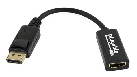 plugable displayport  hdmi passive adapter supports windows  linux systems  displays