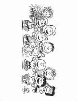 Peanuts Gang Coloring Snoopy Pages Charlie Brown Christmas Characters Peanut Fifth Webpage Grade Clip Gif Colouring Friends Valentine Choose Board sketch template