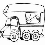 Motorhome Drawing Coloring Rv Camper Pages Printable Choose Board Getdrawings Camping Campers Gif Car sketch template