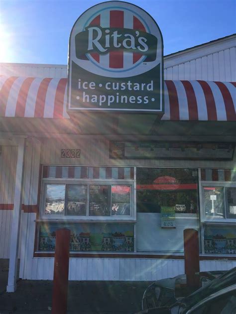 Rita S Italian Ice And Frozen Custard Restaurant 2382 Durham Rd