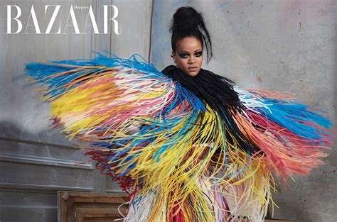 Rihanna Stuns In High Fashion Harper S Bazaar Photo
