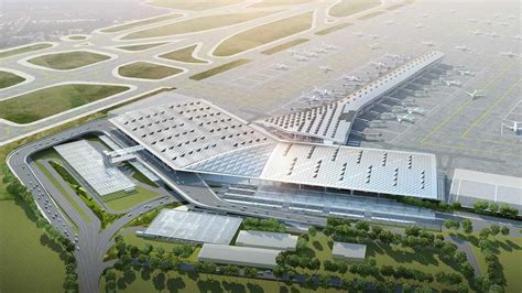 delhi airport   bigger terminals internal rail  brace