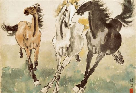 xu beihong abstract horse painting horse wall art horses