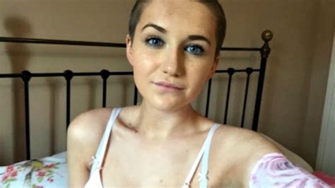 teen with cancer is proud of her bald head