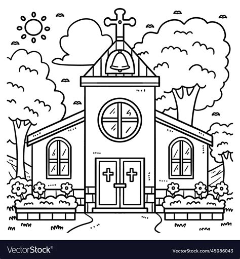 coloring page church jesus  children pinterest vrogueco
