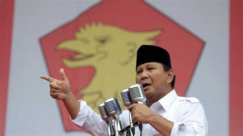 Indonesia Presidential Candidate Prabowo Subianto Says He Will Not