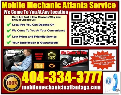 mobile mechanic douglasville auto car repair pre purchase inspection