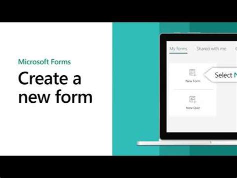 create  form  microsoft forms youtube