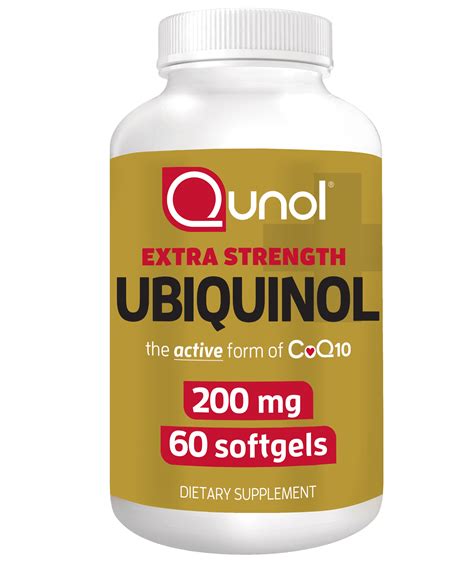 qunol ubiquinol  mg extra strength  softgels walmartcom walmartcom
