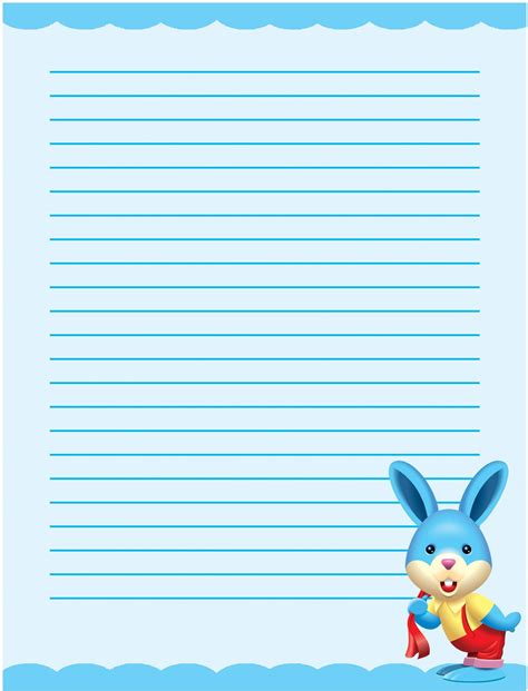 printable writing paper  stationery templates  school