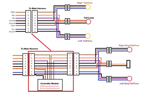 brake  tail light wiring diagram