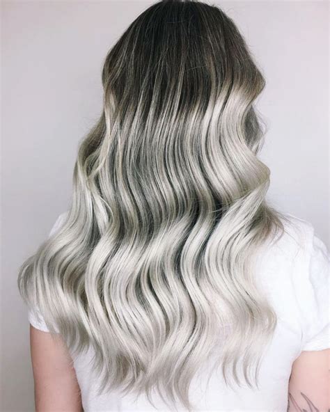 Metallic Silver Hair Color Trend 2018