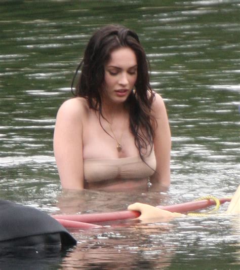 Naked Megan Fox In Beach Babes