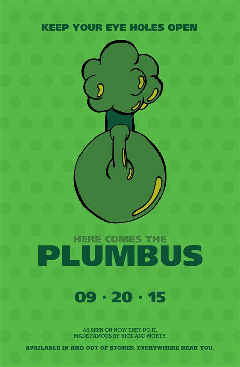 plumbus product launch posters  behance