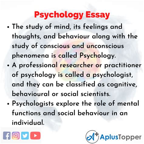 psychology essay essay  psychology  students  children