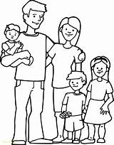 Family Coloring Pages Printable Color Print Getcolorings sketch template