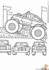 Monster Truck Coloring Jam Pages Ausmalbilder Drawing Digger Grave Trucks Malvorlagen Rock Zum Väritystehtäviä Cycle Freightliner Ilmaisia Getdrawings Ausdrucken Auto sketch template