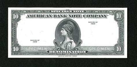 american bank note company specimen  series      lot  heritage auctions