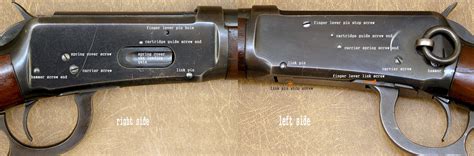 diagram  winchester  pre  receiver screw location identifier