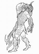 Predator Alien Trailbreaker Ronniesolano Predators Scary Depredador Coloringpagesonly Xenomorph Horror Ius sketch template