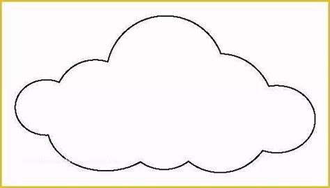 cloud template   cloud pattern   printable outline