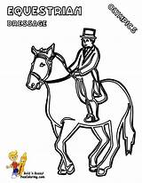 Coloring Pages Olympic Summer Dressage Olympics Printable Getcolorings Color Getdrawings Sports sketch template