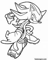 Shadow Coloring Pages Sonic Hedgehog Designlooter Motivate Similiar Keywords Pertaining Drawings sketch template