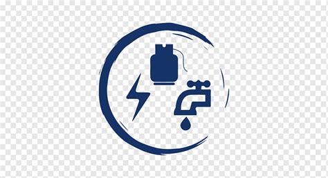 public utility electricity electric utility water services water blue text logo png pngwing