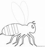 Bee Cute Coloring Coloring4free Related Posts sketch template