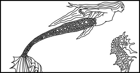 mermaid coloring pages karens whimsy