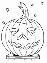 Pompoen Halloween sketch template