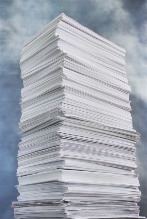 stack  paper stock image image  paperwork heap