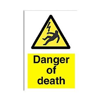 danger  death sign cheap danger  death sign   hazard signs