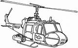 Helicopter Uh Iroquois Aviastar sketch template