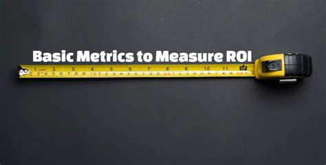 seo news basic metrics  measuring digital marketing roi