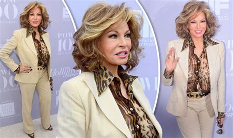 sex symbol raquel welch flashes bra at the hollywood reporter event