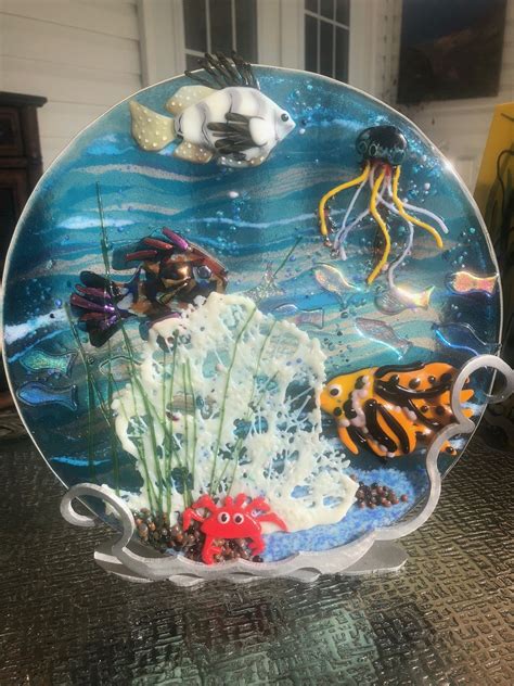 Designed By Annie Dotzauer Here Is A Fused Glass Panel Featuring An