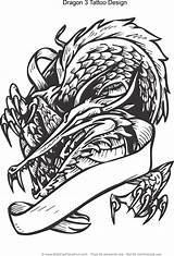 Tattoo Coloring Pages Kidscanhavefun Dragon Designs Color Colors Kids Adults Htm Colouring Book sketch template