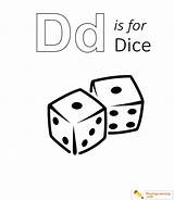 Coloring Dice Sheet Letter Learning Alphabet Kids sketch template