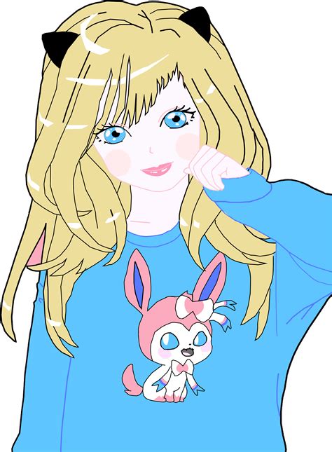 Clipart Blonde Anime Cat Girl