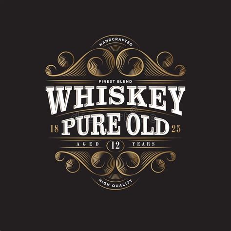 whiskey label template logo artofit