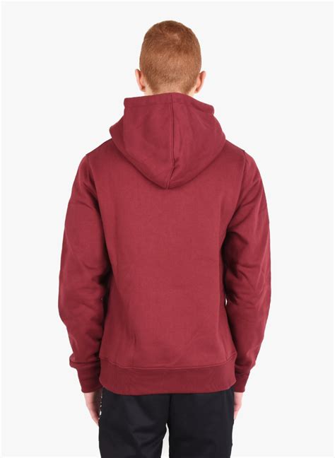daily paper hasy hoodie red mensquare