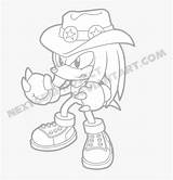 Sonic Knuckles Mania Hedgehog Triazs Kindpng Pngfind sketch template