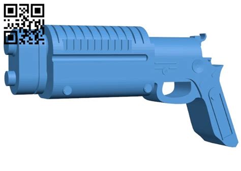 gun   bryar pistol  file stl    model  cnc